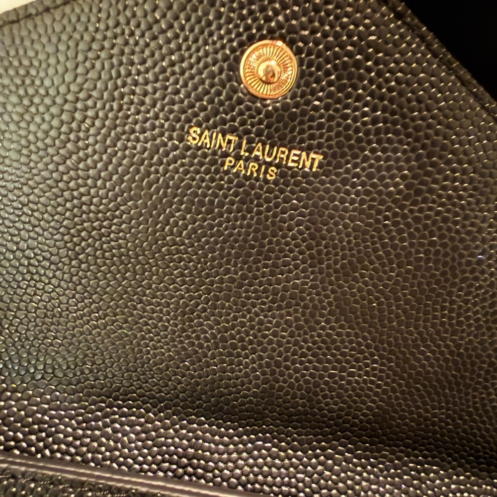Saint Laurent Black Chevron Crossbody Bag - Picture 11 of 13